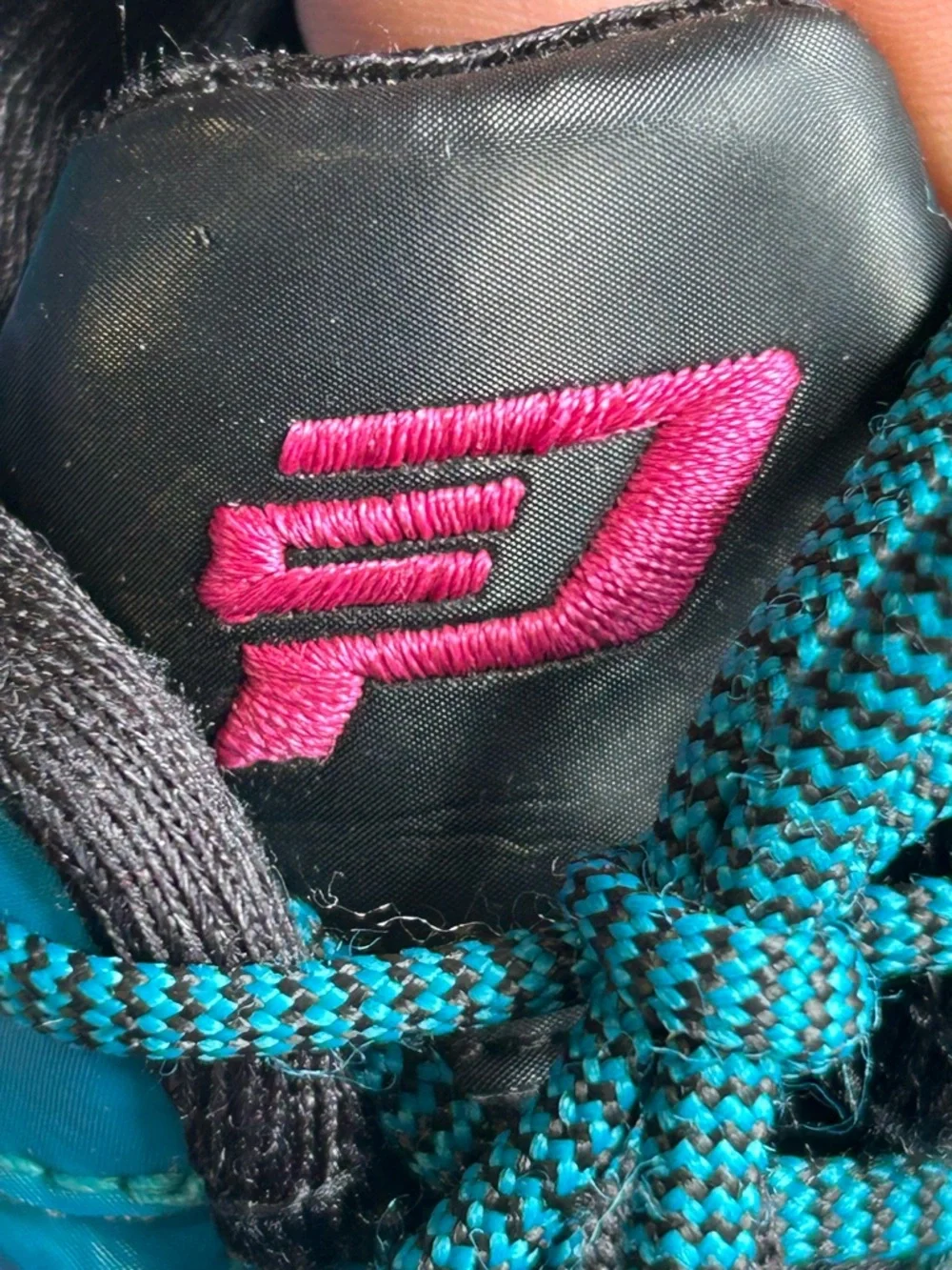 Nike‎ Air Jordan Size 6C CP3 VIII 8 Teal Pink Black Toddler Baby Shoes